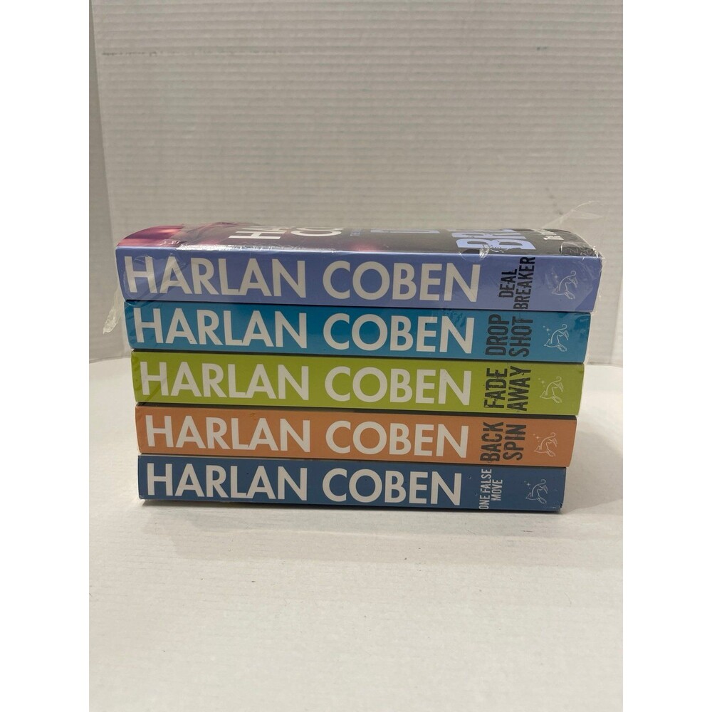 Myron Bolitar Series Books 1-5 Collection Set by Harlan Coben  New In Plastic